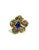 Early 21st Century Bochic "Orient" Blue Sapphire & Multi Sapphire Cocktail Ring Set 18K Gold&Silver For Sale - Image 5 of 18