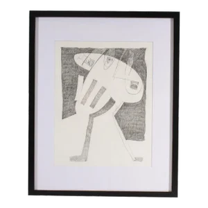 Abstract Charcoal Drawing by James L. Bruch