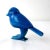 Ceramic Mid-Century Duck & Sparrows in Blue Ceramic by Georges Cassin, Set of 5 For Sale - Image 7 of 18