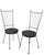 Arthur Umanoff Pr. Mid Century Wrought Iron Side Chairs After Mathieu Mategot C. 1950's For Sale - Image 4 of 16