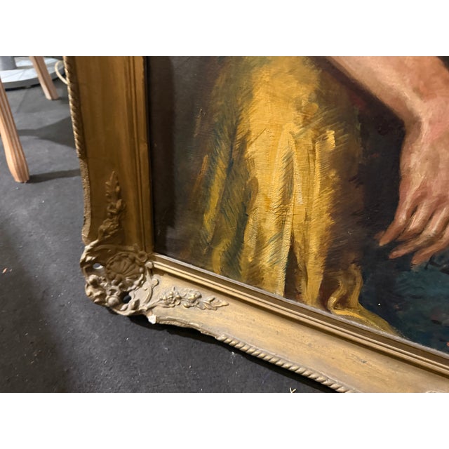 Countess of Longuevale, 20th Century, Oil on Canvas For Sale - Image 3 of 9