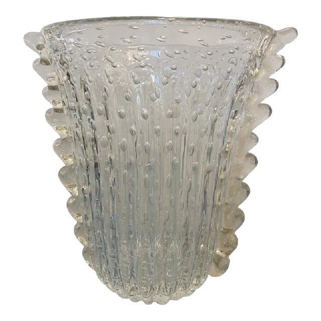 Handmade Multicolors Murano Glass Style Vase by Simoeng For Sale