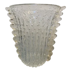 Handmade Multicolors Murano Glass Style Vase by Simoeng