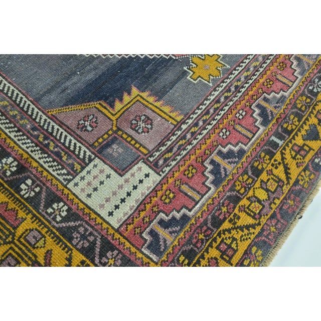 Red 1960s Vintage Hand Knotted Oushak Anatolian Rug For Sale - Image 8 of 11