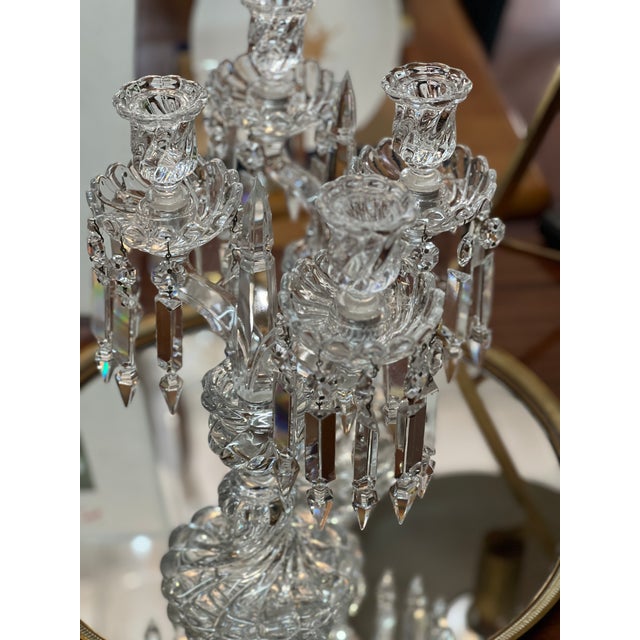 Girandole Chandeliers from Baccarat, 1950s, Set of 2 For Sale - Image 6 of 15