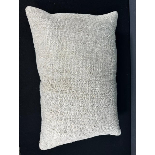 Turkish Hemp Pillow Cushion Natural Beige Pillow Cushion Cover 16" x 24" #30161 Enhance your home decor with our Kilim...
