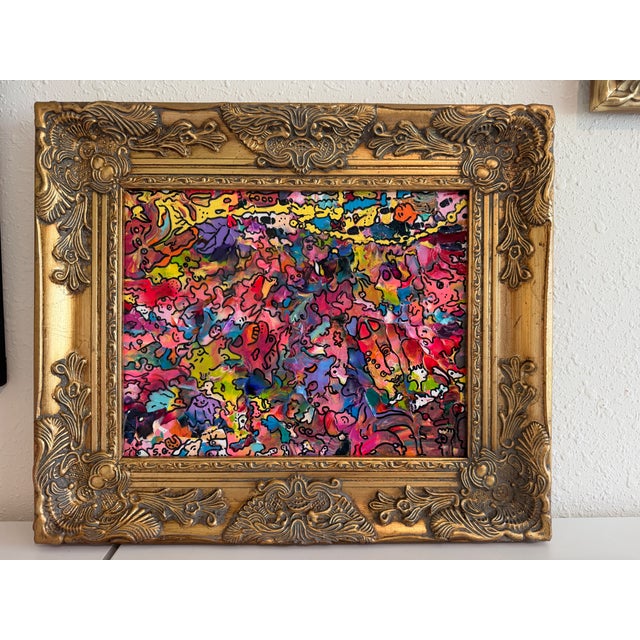 Original Abstract Painting Serg Graff "Mystic Mana Gerie" Fantasy Surreal Coa For Sale In Jacksonville, FL - Image 6 of 11