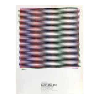 Fisicronomias, Carlos Cruz-Diez Poster For Sale