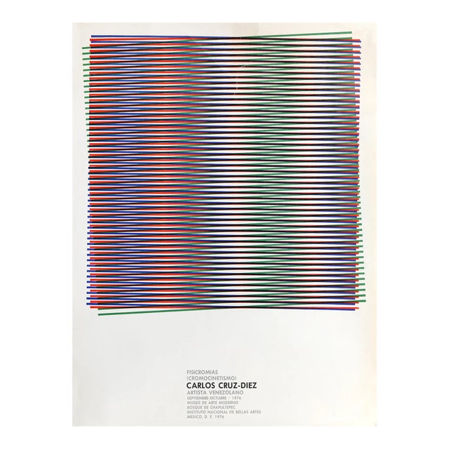 Fisicronomias, Carlos Cruz-Diez Poster For Sale
