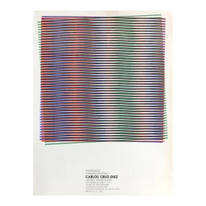 Fisicronomias, Carlos Cruz-Diez Poster