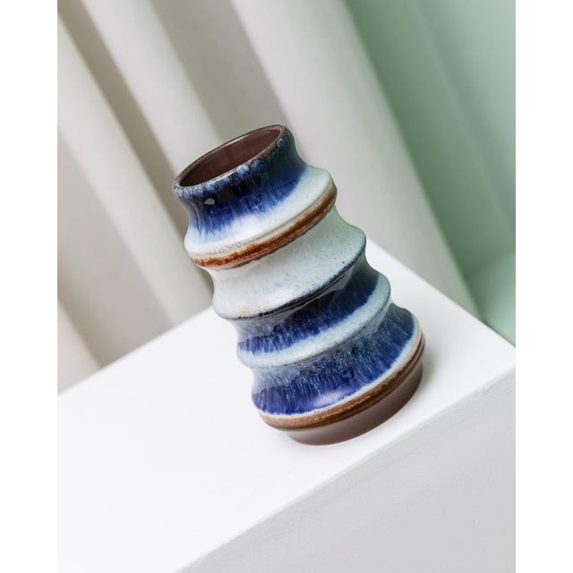 1960s German Ceramics Vase from Strehla, 1960s For Sale - Image 5 of 12