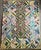 Arts & Crafts Vintage Cotton Patchwork Quilt Queen Size Flannel Backing 88” X 62” For Sale - Image 3 of 8