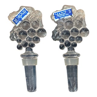 Vintage Crystal Wine Stoppers For Sale