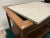 1960s Vintage Lane Perception Mid-Century Modern End Table With Basketweave Drawer and Travertine Top For Sale - Image 5 of 9