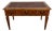 French Louis XVI Style Walnut Writing Desk With Leather Top, Early 20th Century For Sale