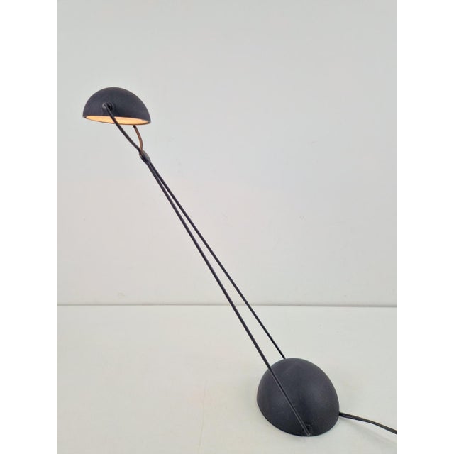 Vintage Meridiana Desk Lamp Paolo Piva Black Stefano Cevoli 1980s Meridiana desk lamp designed by Paolo Piva for Stefano...