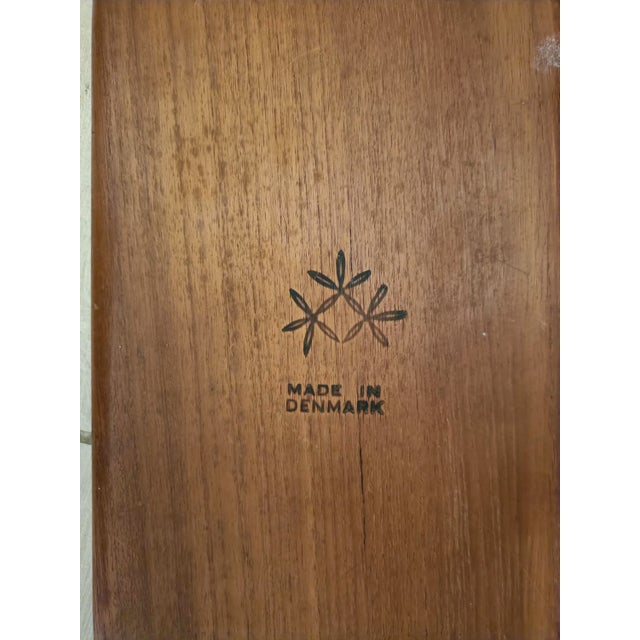 Wood Vintage Danish Teak Coffee Table by Johannes Aasbjerg, 1950s For Sale - Image 7 of 8