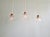Gold Art Deco Pendant Lights in Clear Glass, 1930s, Set of 3 For Sale - Image 8 of 17