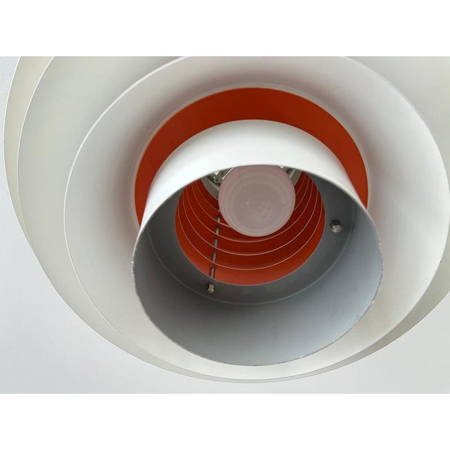 Metal Verona Pendant Light by Svend Middelboe for Nordisk Solar, 1960s, Set of 2 For Sale - Image 7 of 8