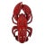 Large Decorative Red Ceramic Lobster, Italy For Sale - Image 14 of 14