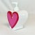 Ceramic 1990s Vintage Boho Chic Valentines Heart Soap or Lotion Dispenser For Sale - Image 7 of 8