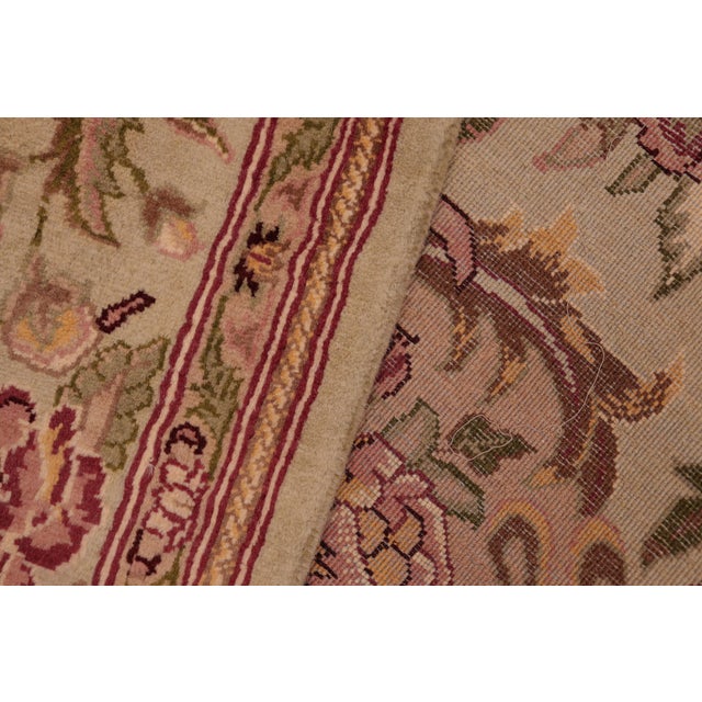 Textile Art Nouveau 1990's William Morris Wool Rug 6"x9" For Sale - Image 7 of 9