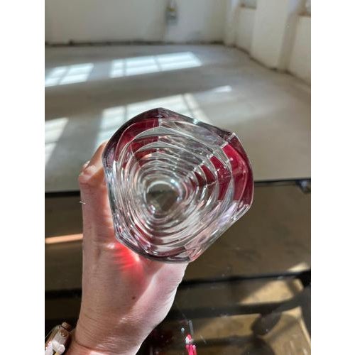 Purple Wine-Red Glass Vases by J.G. Durand for Luminarc, Set of 2 For Sale - Image 8 of 11