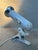 Fully functional vintage clamp spotlight by Targetti Sankey. Aluminium housing. Adjustable in all directions. Marked and...