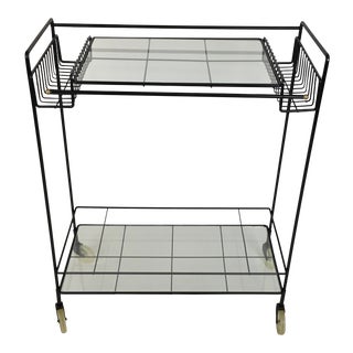 Mid Century Bar Cart Umanoff For Sale