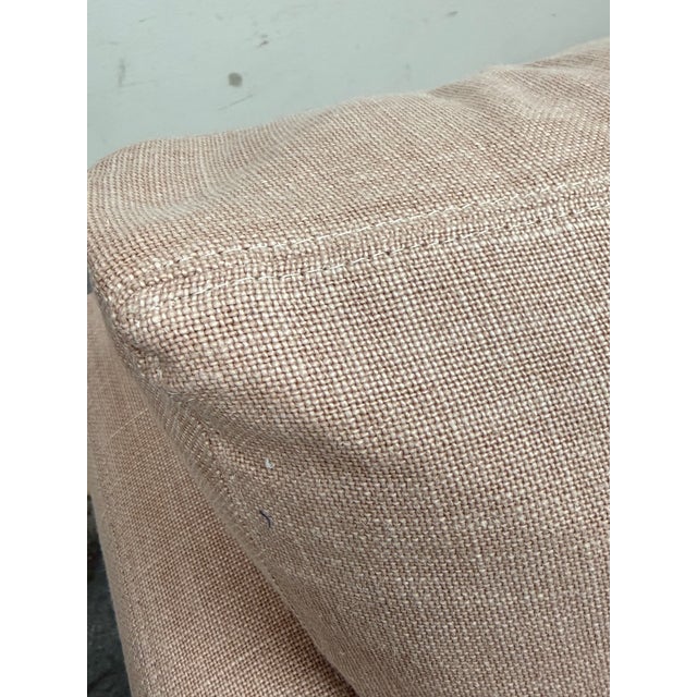 Serena & Lily Barton Linen Arm Sofa, Blush For Sale - Image 12 of 12