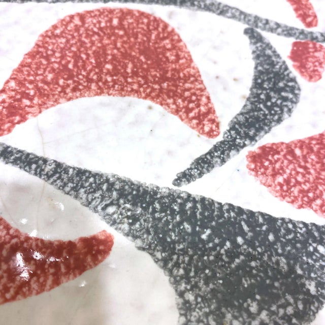 1950s Mid-Century Fratelli Fanciullacci Style Ceramic Plate For Sale - Image 5 of 7