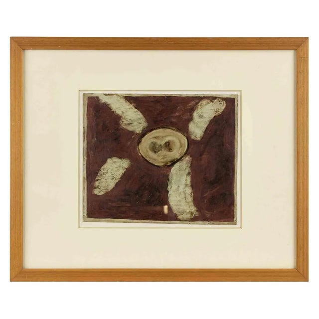 Domenico Bianchi, Untitled, Original Mixed Media, 1980s For Sale