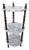 Vintage Victorian Style Three-Tier Marble & Turned Wood Plant Stand For Sale
