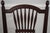 1980s Set of 6 Country French Style Wheat Back Dining Chairs For Sale - Image 5 of 18
