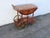 French Inlay Drop Leaf Bar Server Tea Coffee Cart 6339 For Sale - Image 4 of 18