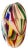 Abstract Vase in Milky-White Murano-Inspired Glass With Multicolored Reeds For Sale