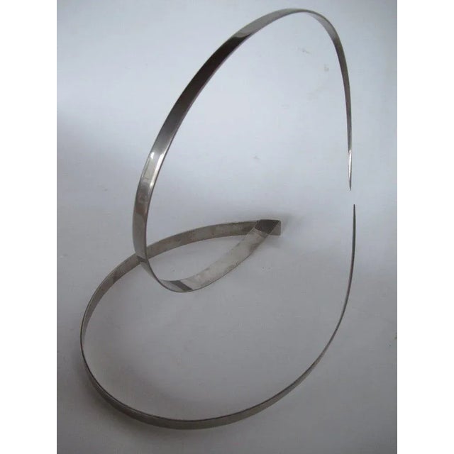 1960s Mid-Century Modern Paul Sisko Stainless Steel Sculpture For Sale In Tampa - Image 6 of 9