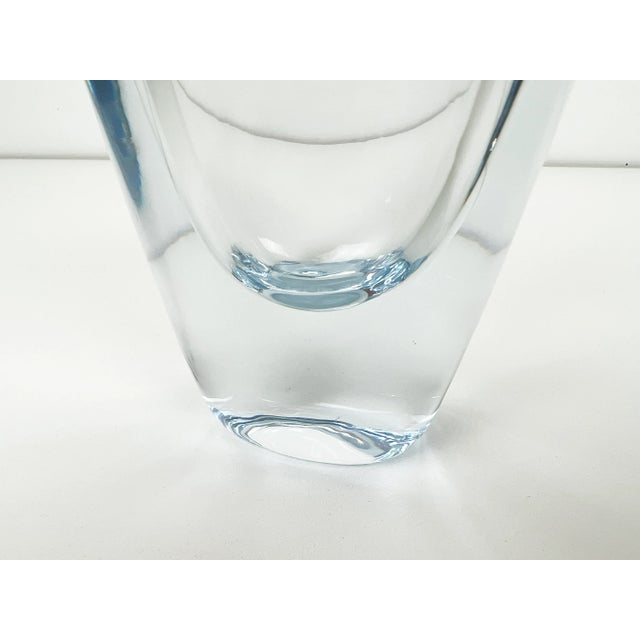 Small Swedish Crystal Vase by Strombergshyttan For Sale - Image 12 of 13