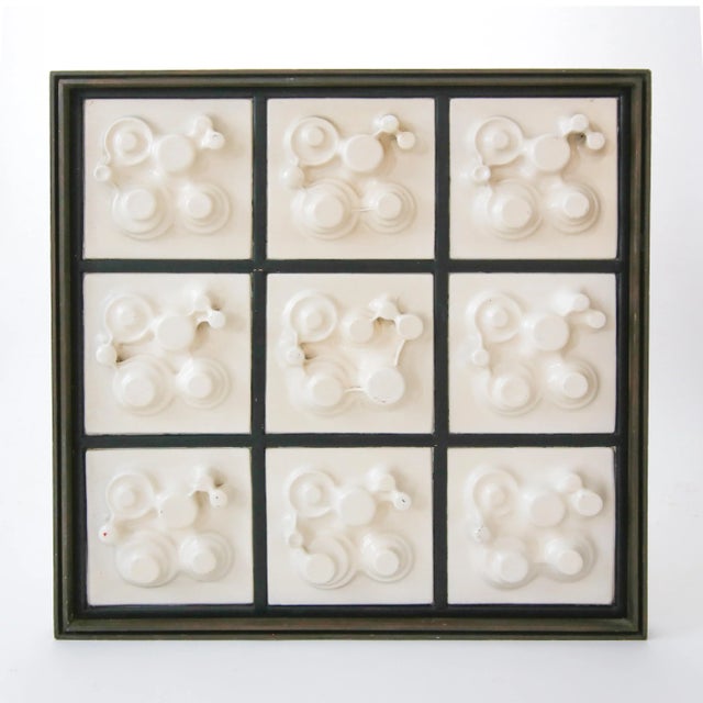 White Vintage Brutalist Wall Fixture For Sale - Image 8 of 8