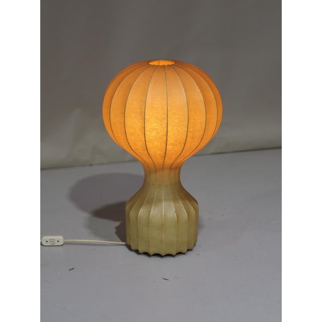 Mid-Century Modern Gatto Cocoon Table Lamp by Achille Castiglioni for Flos, 1960 For Sale - Image 3 of 12