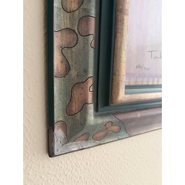 Itzchak Tarkay 1980s Monumental 48" Signed Limited Edition Serigraph – Modern Figurative Composition – Custom Framed For Sale - Image 13 of 17