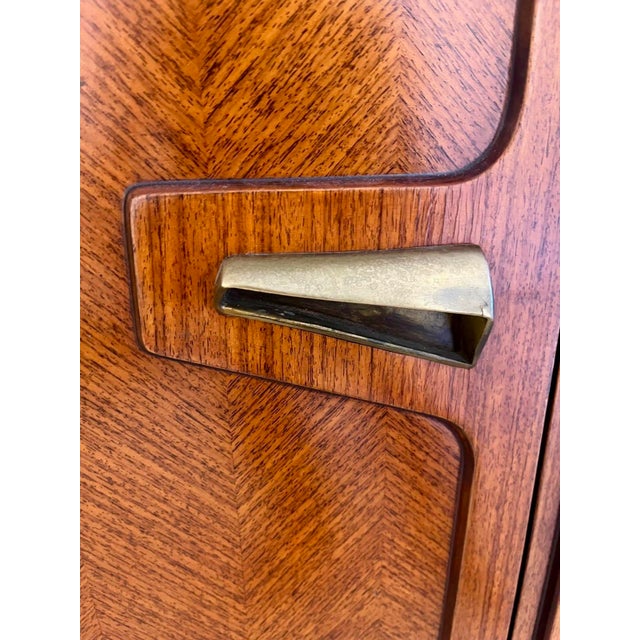 Mid-Century Modern Italian Triple Wardrobe from La Permanente Mobili Cantù, 1950s For Sale - Image 11 of 12