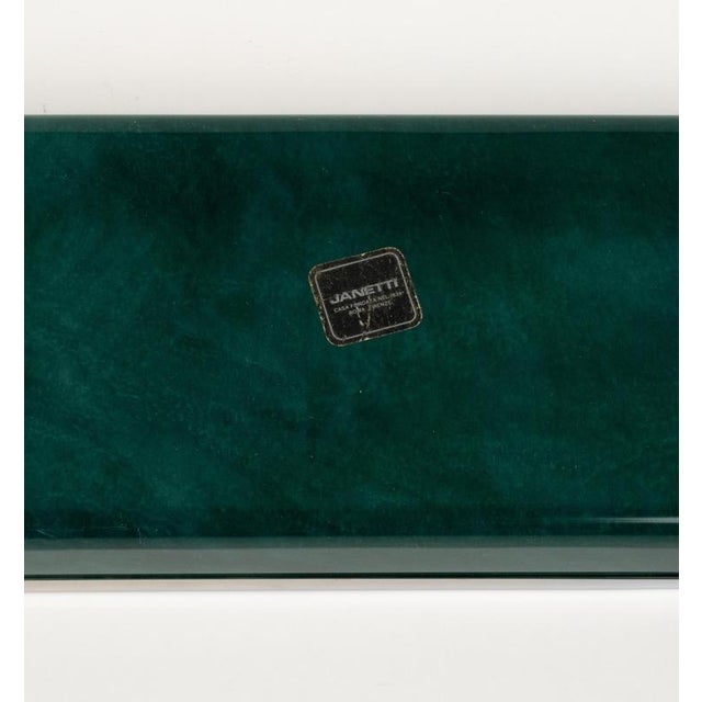 Mid-Century Serving Tray in Acrylic Marble Effect and Chrome from Janetti, 1970s For Sale - Image 15 of 18