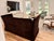 Traditional Lee Industries 3900-03 Ridge Chocolate Velvet Bench Seat Sofa With 100% Silk Bolster Pillows-Excellent Condition! For Sale - Image 3 of 10