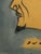 Mid-Century George Grosz Follower Tempera Portrait, Framed For Sale - Image 4 of 12