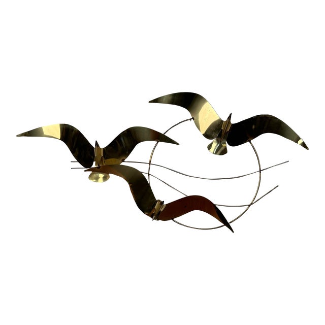 Curtis Jere Seagull Wall Sculpture For Sale