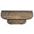Modern Rounded Taupe Marble & Iron Console Table For Sale - Image 10 of 12