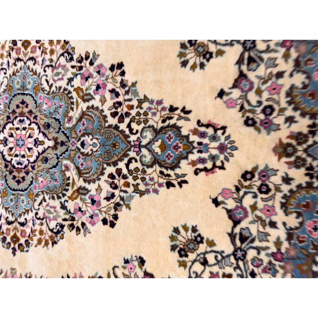 4ft 3in X 6ft 1in Hand Woven Aubusson Area Rug For Sale - Image 12 of 12
