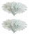 Venetian Murano Glass Flush Mounts from Simoeng, Set of 2 For Sale