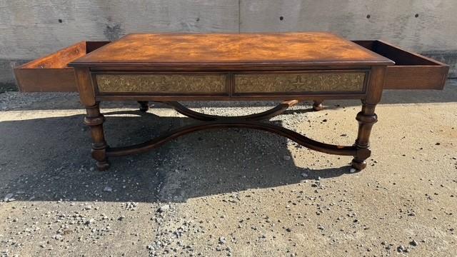 Theodore Alexander “Armoury Collection” Carved Coffee Table